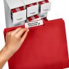 Avery TrueBlock Extra Large File Folder Labels 450 White (5027)-8