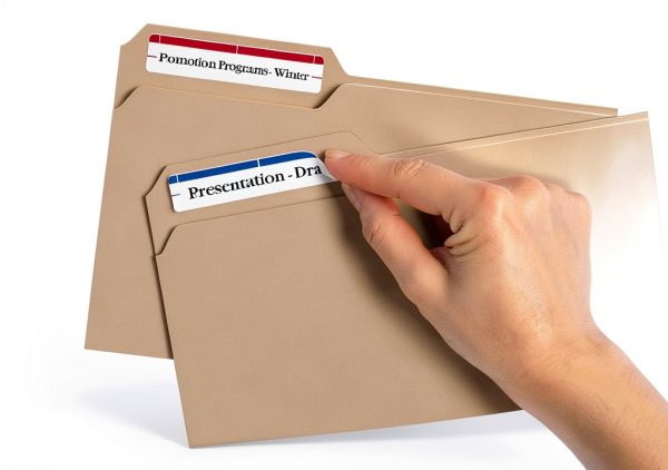 Avery File Folder Labels with Sure Feed, 750 Removable Assorted Labels-5
