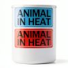 Animal in Heat Veterinary Labels 500pcs 1x2 Inch - Well Tile Labels-1