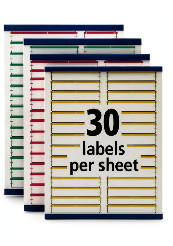 Avery File Folder Labels with Sure Feed, 750 Removable Assorted Labels-3