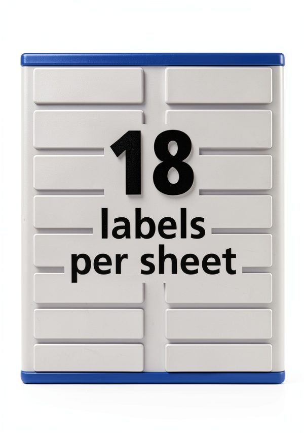 Avery TrueBlock Extra Large File Folder Labels 450 White (5027)-5